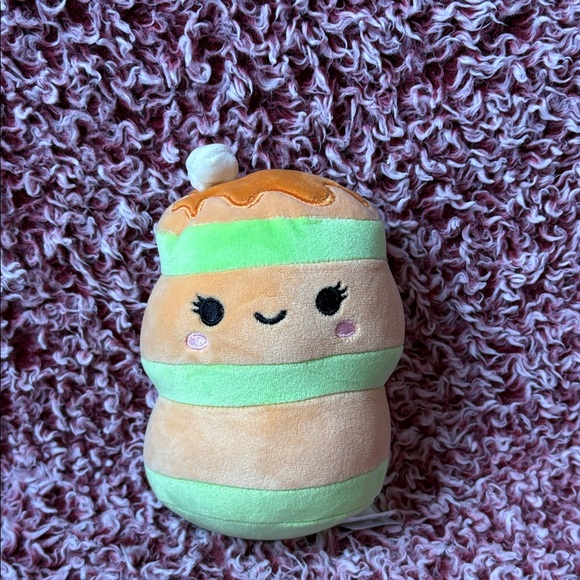 Squishmallows Other - Squishmallows Mini Hermine the Pancake - Orange and Green